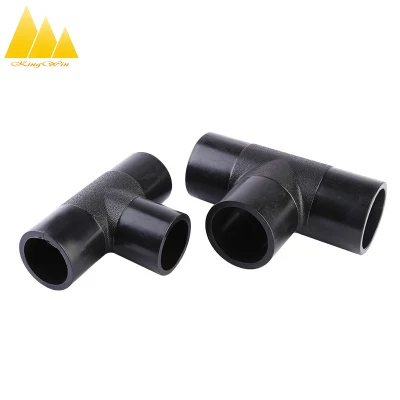Стыковой Fusion HDPE трубы фитинги установите Pn16 HDPE трубы сливной трубопровод цен водой равной тройник