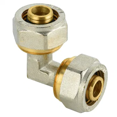 Латунные Pex Al Pex трубный фитинг для воды и Gas-Elbow женского