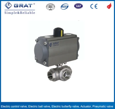  DC24V 2.5 дюйма 3 Bsp поток электрического под водой, управление потоком шаровой клапан