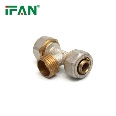  Multilayer PEx компрессионные фитинги с наружной резьбой IFAN Brass для PEx Труба