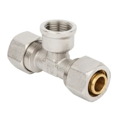 BASS внутренний разъем для наружной резьбы медная система PEx-Al-PEx Pipe Sanitary Фитинг с перекрестным тройником для коленчатой трубки