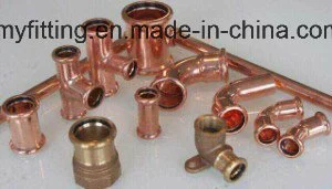 Колено 90 градусов для медного фитинга для трубопровода HVAC