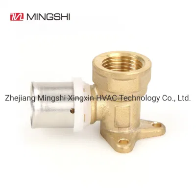 Перекрываемые Buttwelding воды трубный фитинг трубы фитинг Nickelplating стены оцинкованные колено Pex трубный фитинг