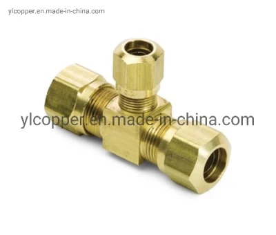 1/4&quot; 1460#медные втулки для-T нейлоновые трубки пневматического тормоза