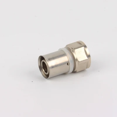  Pex многоуровневый фитинг топливопровода нажмите кнопку установки Nickelplating прямой гнездовой разъем латунных фитингов