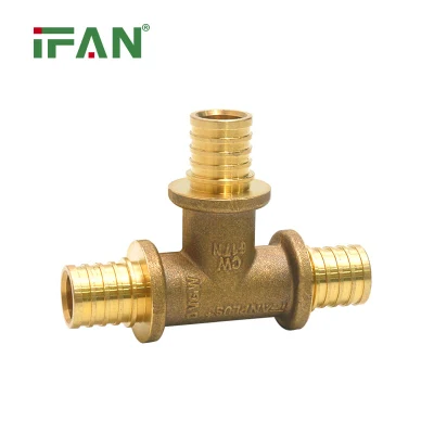 Фитинги IFAN Custom PEx материал латуни PEx тройник скользящей втулки Фитинги