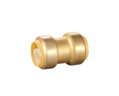 Фитинг трубопровода 1/2&quot; х 1/2&quot; с прямым разъемом, фитинги PEx с нажимным креплением и зажимом для отсоединения, медный кабель Push-to-Connect, CPVC