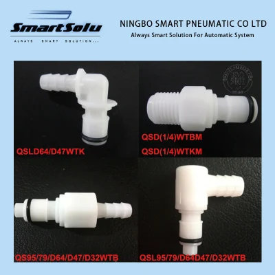 PTFE PP PVDF латунь латунь латунь CPC Медицинская розетка розетка Соединение ирригация равнотройник коленчатый патрубок пневмопневматический водяной гидравлический компресс Фитинги