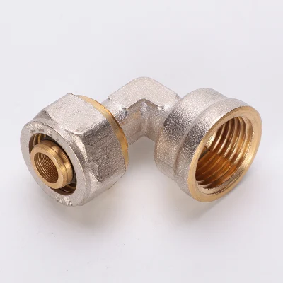  Bsp разъем Заершенный меди 1/2&quot;, 3/4&quot; 1&quot; Pex-Al-Pex латунного фитинга сжатия для подключения