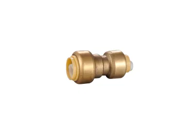 Фитинг трубопровода 1/2&quot; х 1/2&quot; с прямым разъемом, фитинги PEx с нажимным креплением и зажимом для отсоединения, медный кабель Push-to-Connect, CPVC