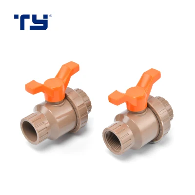 PN10 PN16 ASTM Standard Plastic/PVC/CPVC/PPR шаровой клапан с резьбой или Продажи сокетов