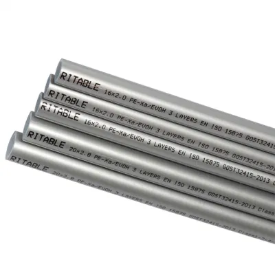 Напольная труба отопления 16X2mm Pexa с EVOH в сером цвете 200 м/катушка
