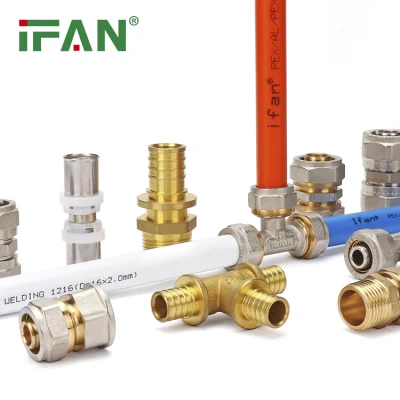  Скользящие фитинги компрессионного пресса IFAN Brass PEx GS Easy Assemble Фитинги PEx