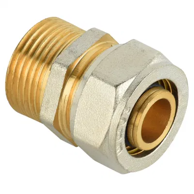  Латунные Pex Al Pex трубный фитинг для воды и смазочный ниппель Gas-Straight мужчины