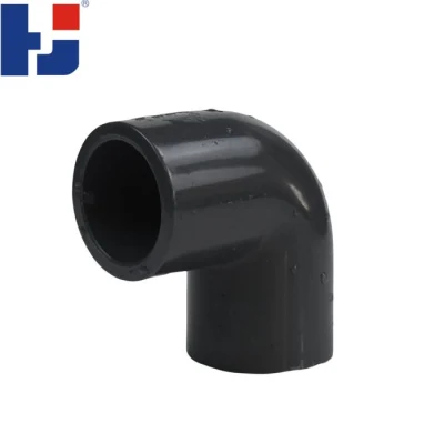  UPVC водопроводные фитинги водоснабжения ASTM D2467 Sch80 ПВХ-U 1/2 дюйма до 4 дюйма 90 град коленчатые фитинги трубы ПВХ