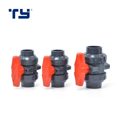 PN10 PN16 ASTM Standard Plastic/PVC/CPVC/PPR шаровой клапан с резьбой или Продажи сокетов