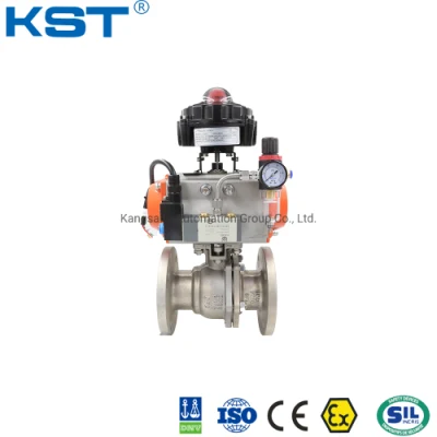 API6d 609/ANSI 150 фунтов/JIS10K/PN16 углеродистая сталь/WCB/нержавеющая сталь 2PC/3PC/3-контактный ручной пневматический электрический Шаровой клапан управления плавающей/цапфой с фланцами