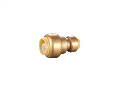 Фитинг трубопровода 1/2&quot; х 1/2&quot; с прямым разъемом, фитинги PEx с нажимным креплением и зажимом для отсоединения, медный кабель Push-to-Connect, CPVC