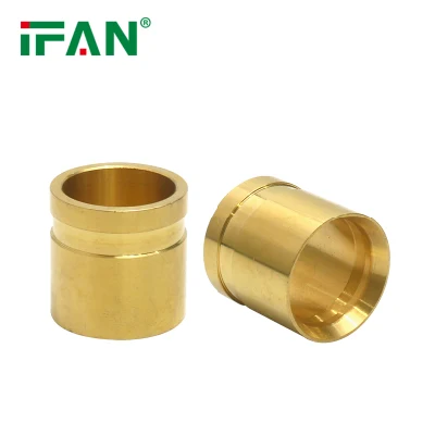 Скользящая втулка IFAN High Pressure 16 мм, желтая латунная гайка PEx Установка
