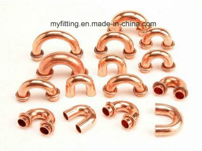 Колено 90 градусов для медного фитинга для трубопровода HVAC