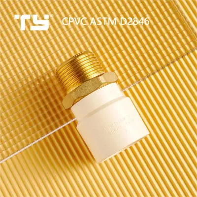  Трубные фитинги CPVC ASTM D2846 переходник для наружной латуни для Ирригационная вода