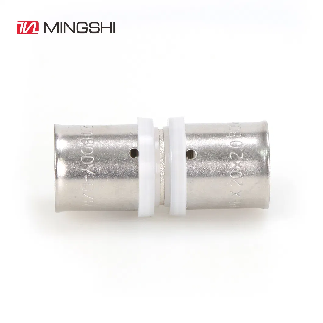 Mingshi Plumbing Multilayer Pex Pert Pipes Brass Press Fitting