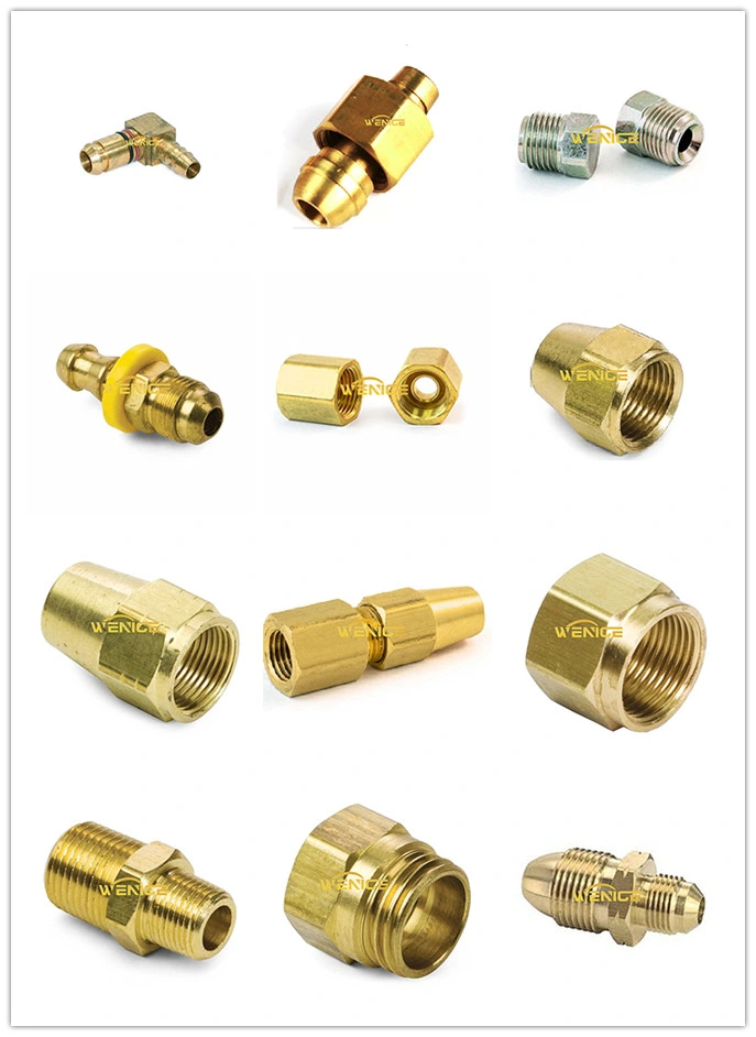 Brass Compression Flare Nut for Brass Long Flare Nut with High Quality