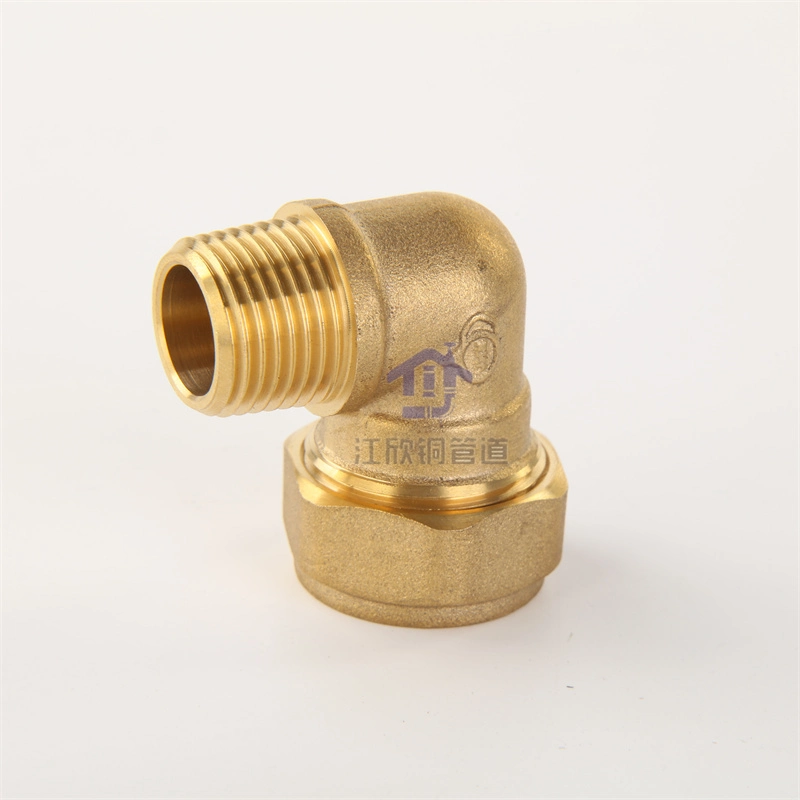 Brass M Compression Adapter Pipe Fitting Top 3