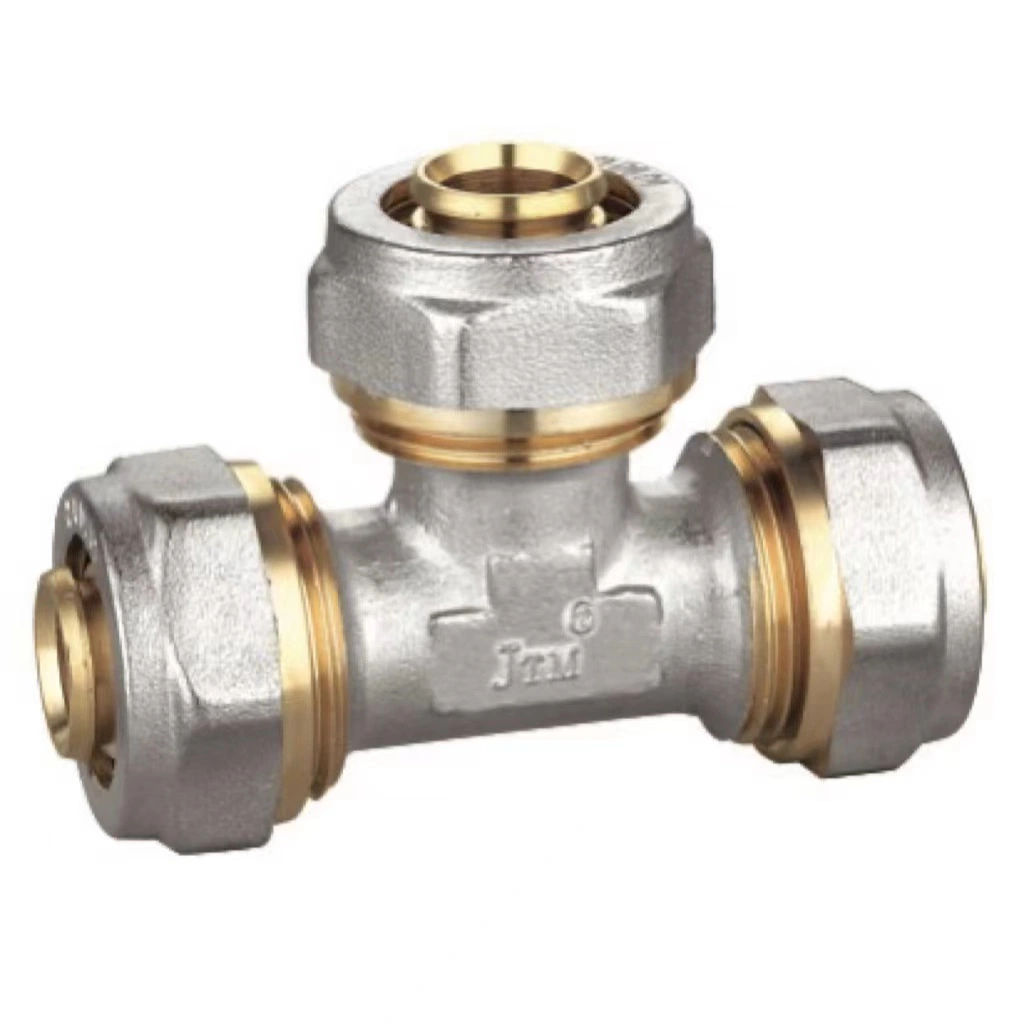 Male Coupler Plumbing Brass Compression Pipe Tube Fittings Valve Brass Pipe Fitting