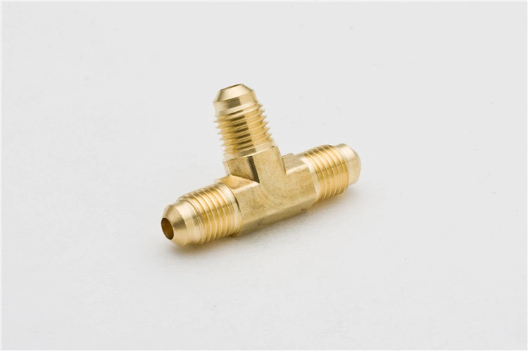 Brass Tube Fitting, Half-Union, 3/8&quot; Flare X 1/4&quot; Male Pipe