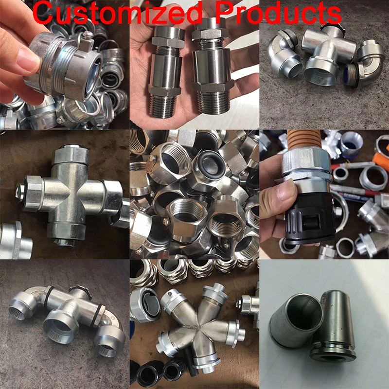 Stainless Steel Electrical Supplies Flexible Conduit to EMT Pipe Coupling