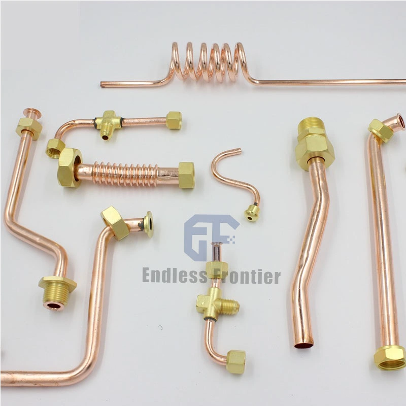 High Quality Brass Copper Welding Coupling Tee Elbow Hose Compression Pipe Copper