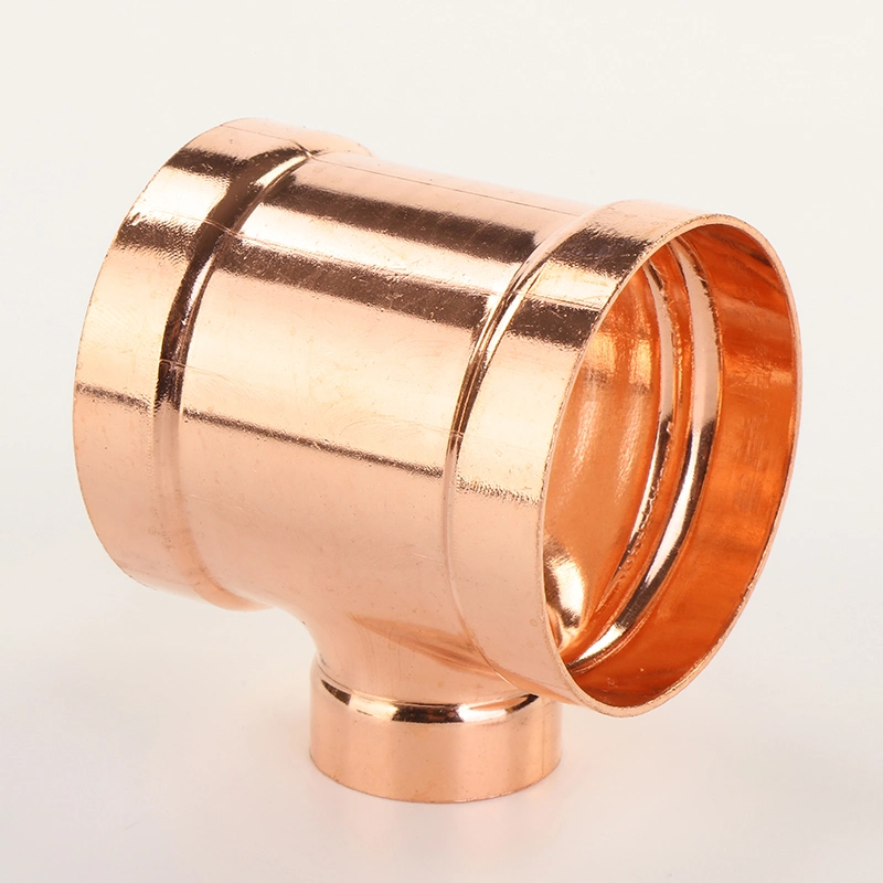 Copper Tee Reducing Air Conditioner Part HAVC Part