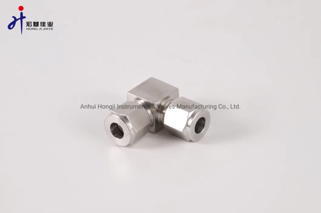 Forging and CNC Hydraulic Adapter Dual Ferrules Type Compression Fitting Elbows