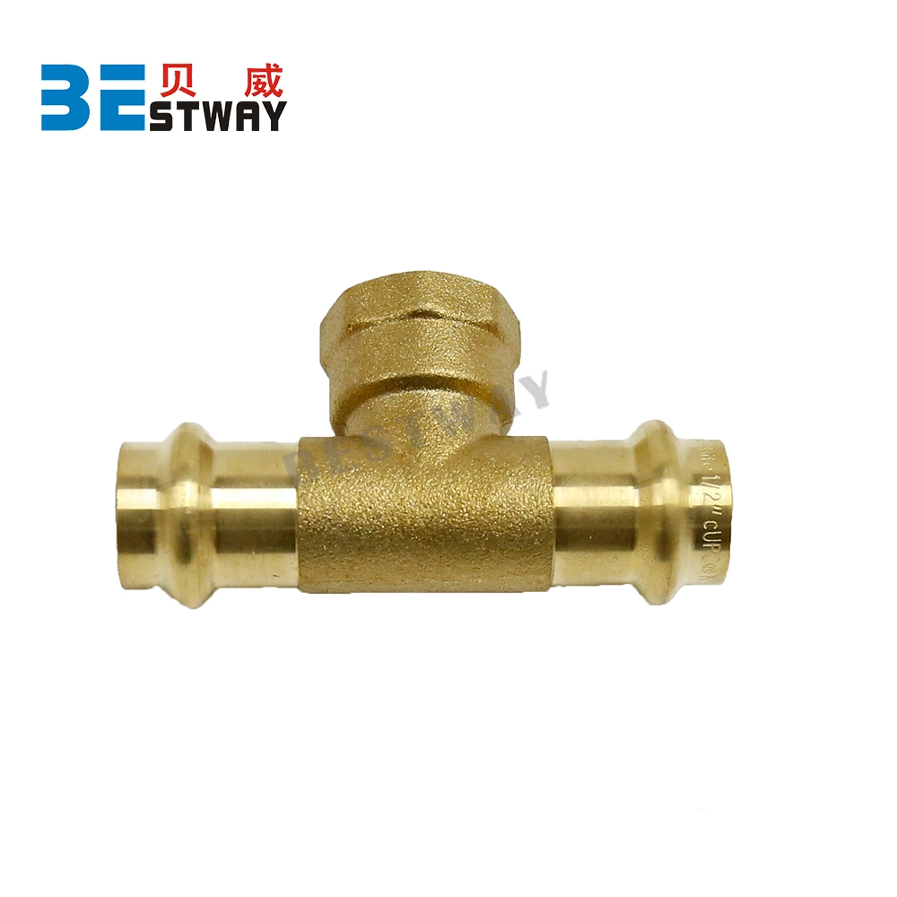 Bmag Press Tee Fittings for Water and Gas Pipe