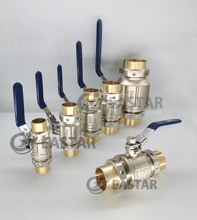 Hot Sale Solid and Durable Brass Ball Valve Internal Thread High Temperature Copper Ball Valve Control Switch for Water