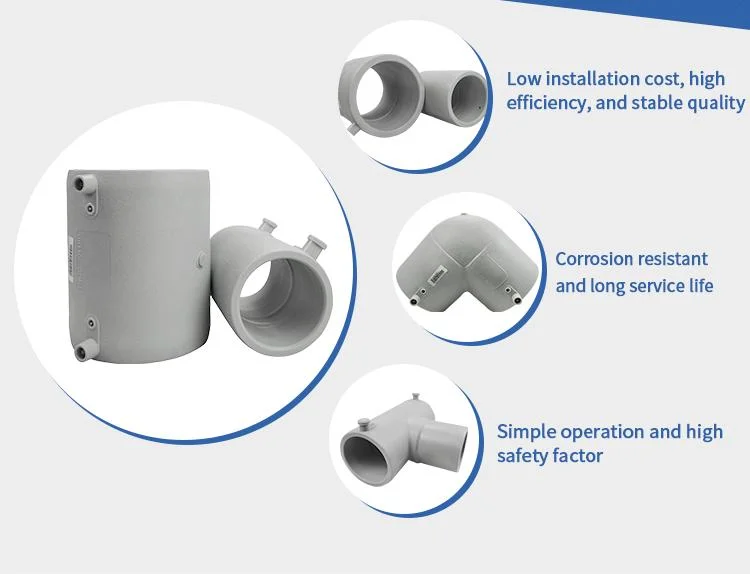 Pert Pipe Fittings Electrofusion and Butt Fusion 90 Degree Elbow PE-Rt2