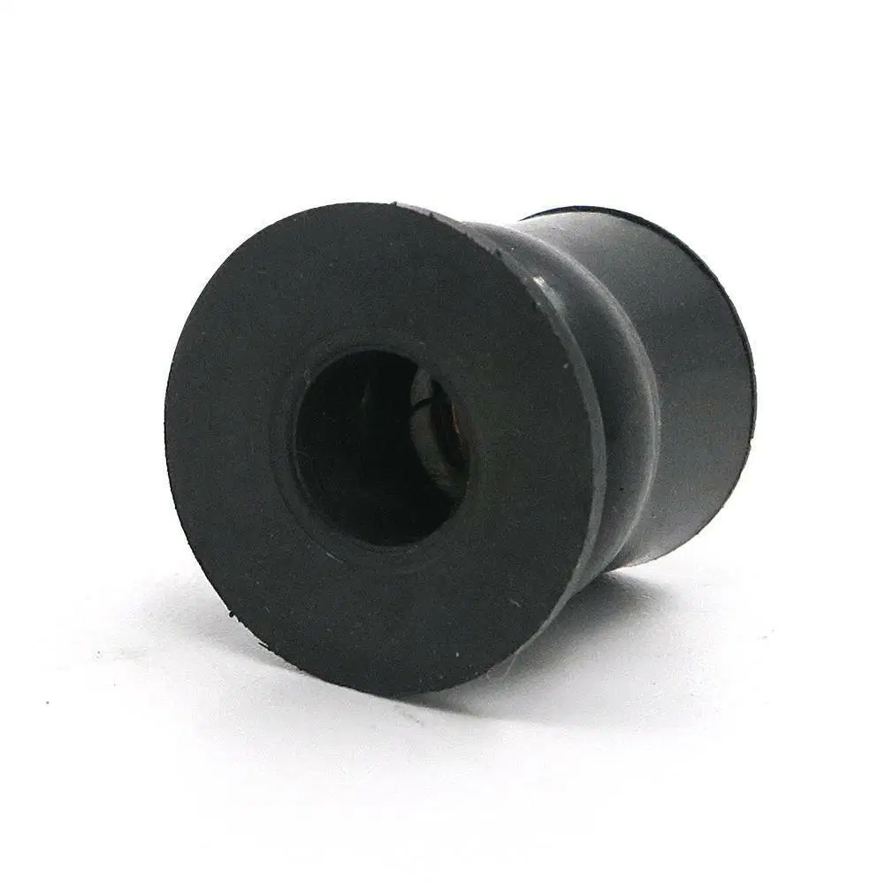 Factory Supply Black Color Rubber Well Nuts with Brass M4 M5 M6 M8 Threaded Insert