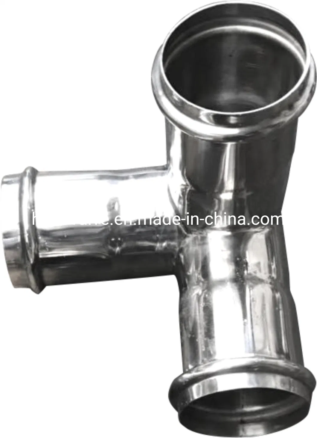 90 Degree V Profile Equal Elbow Stainless Steel Pipe Press Fitting