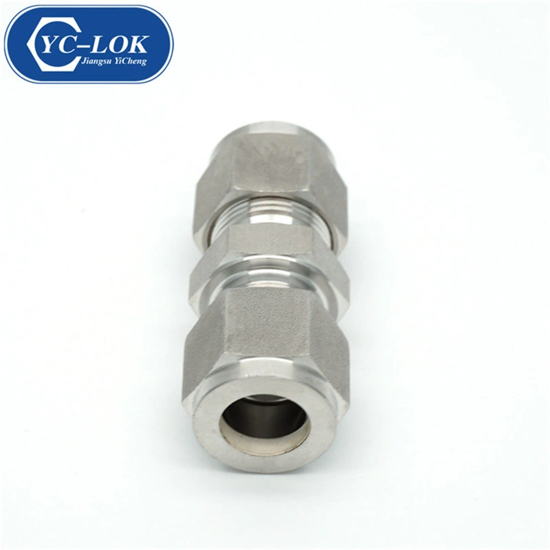 Yc-Lok China Wholesale Premium Oil and Gas Pipe Fitting Union Straight Press Hydraulic Tube Fittings