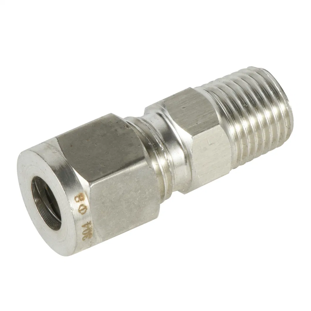 CNC Lathe Hardware Parts Tube Pipe Metal Male Quick Hose Brass Garden Connector Hose Adapter Screw Hydraulic Fittings
