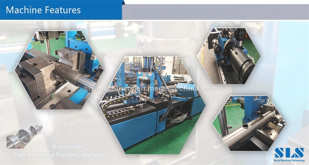 Tube Collaring Punch Hydraulic Piercing Press Pipe Hole Punching Machine for Air Conditioner &amp; Fridge Manifold Plumbing