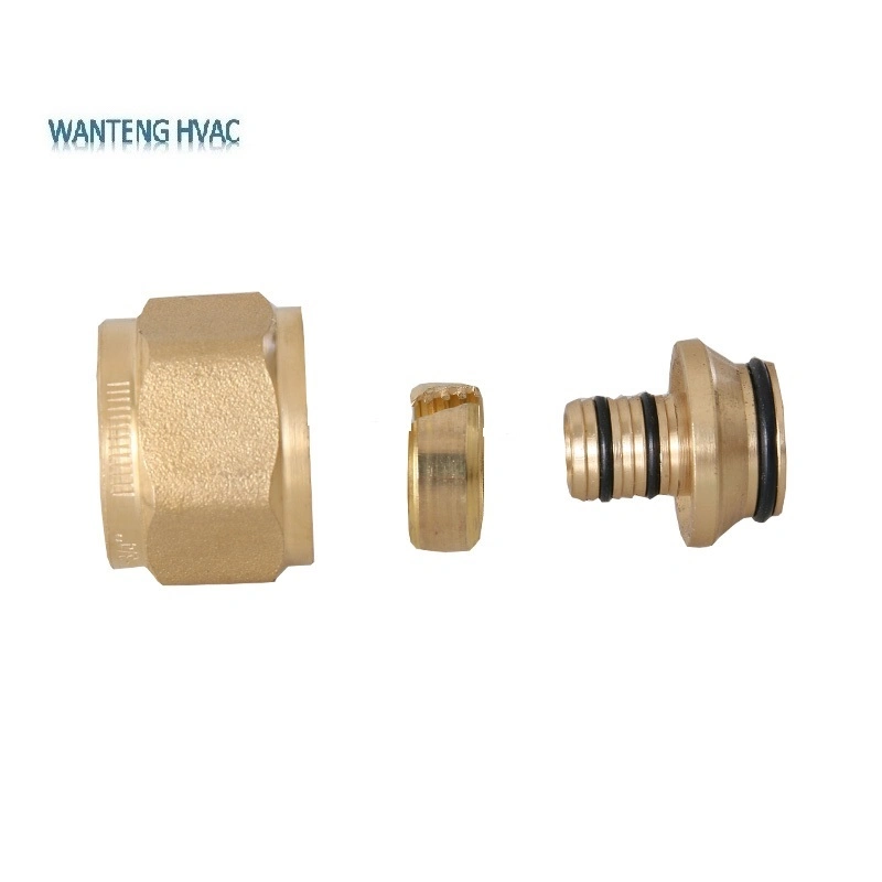 Customization Brass Euroconus Compression Fitting Adaptors for Pex Pipes Joints 16*2.0mm