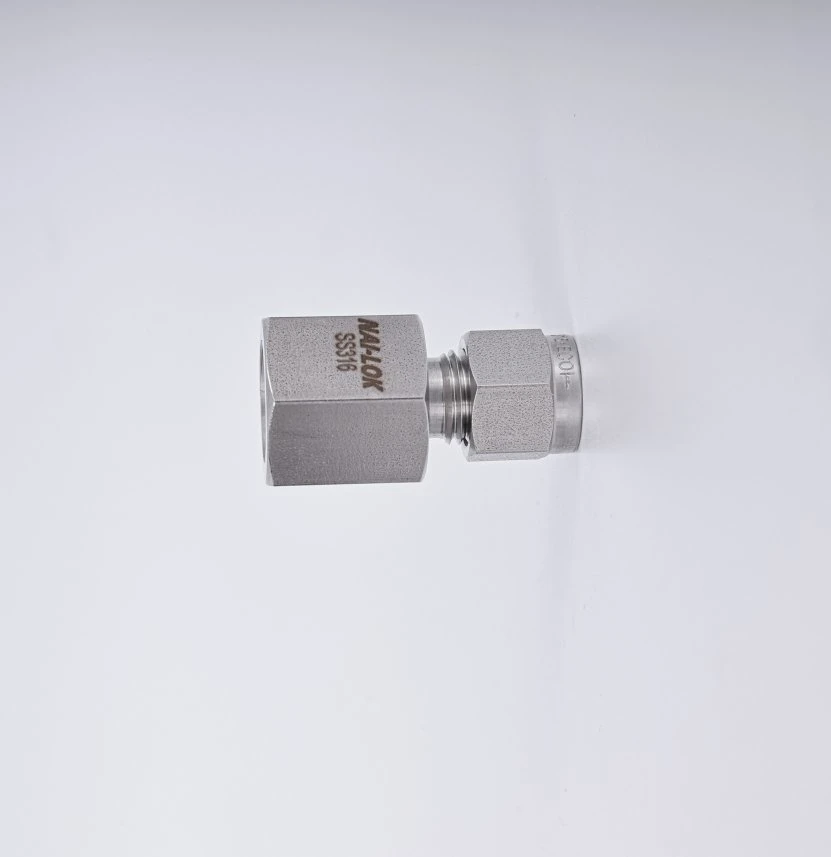 Nai Lok 12mm Od Double Ferrule Union Compression Fittings Super Duplex S32750 Bulkhead Union Instrument Tube Fitting