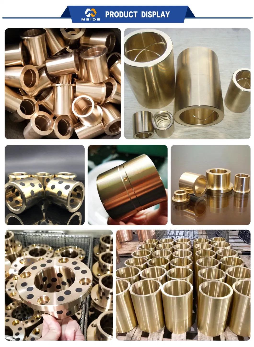 Customized Metallurgical Bearing Bushing with Various Sizes, Copper Graphite Sleeve Bushing