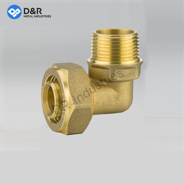 Male Connector Coupling Brass 10mm 12mm 15mm 22mm 28mm Female Elbow Air Compression Gas Pipe Fittings Coupling