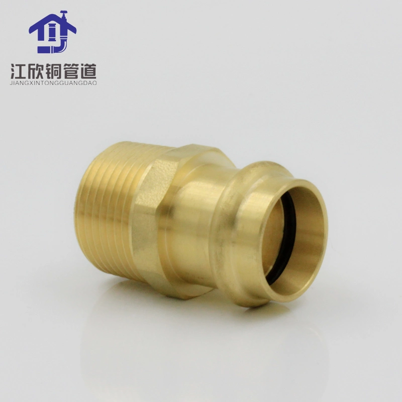 Brass Press Coupling Adapter Connector Tube Fittings