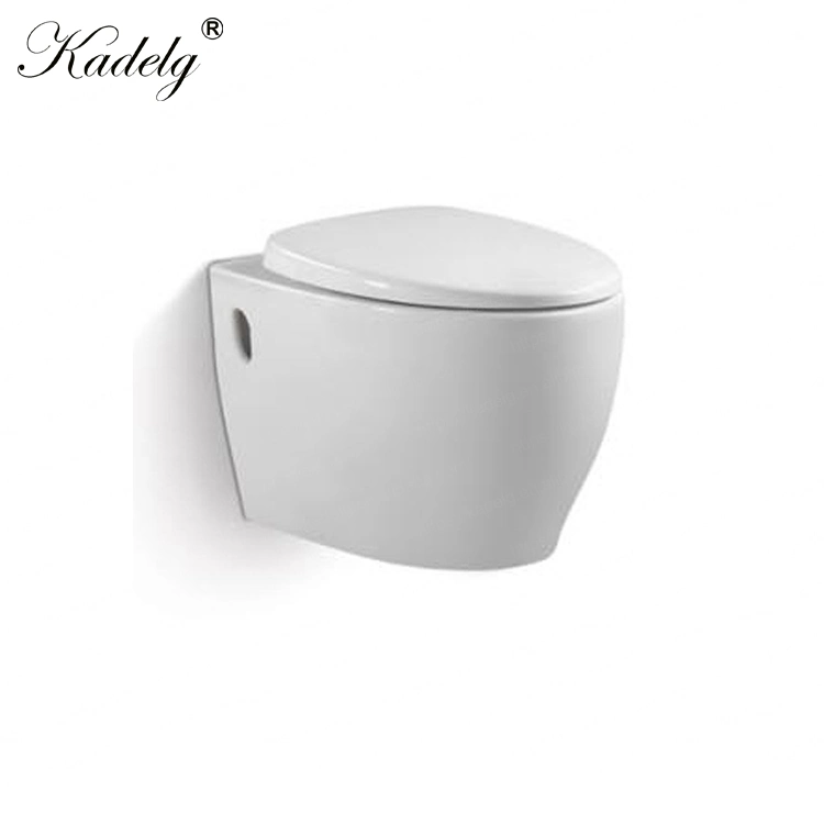 European Style Toilet Sanitary Ware Soft Closing Seat Wall Hung Toilet Water Closet