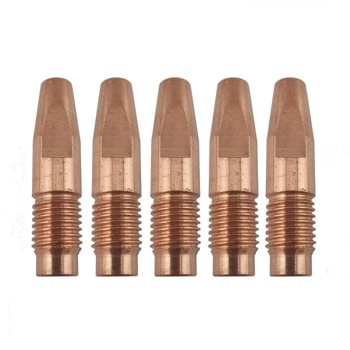 MIG Torch Binze 15ak Contact Tip Holder with Spring 15ak Welding Torch Parts Gas Nozzle Holder Brass Material