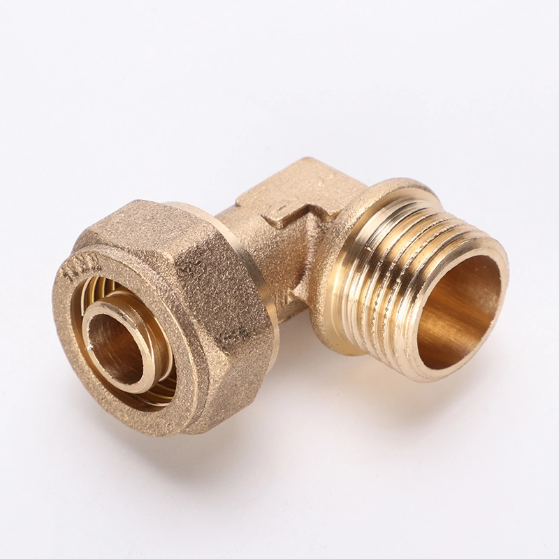 Brass Compression Female Thread Coupling Fitting for Copper Pipe